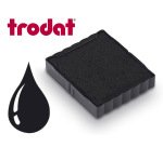 Cassette encrage bicolore trodat pour tampon encreur 4923/4930 coloris bleu/rouge