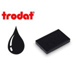 Cassette encrage trodat 6/4928a pour tampon encreur 4928/4958 coloris noir