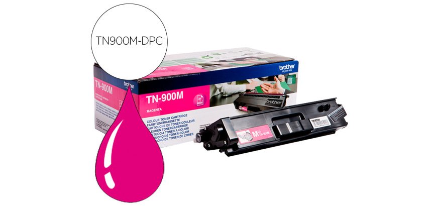 Toner laser compatible dpc brother tn900m 6000 p magenta