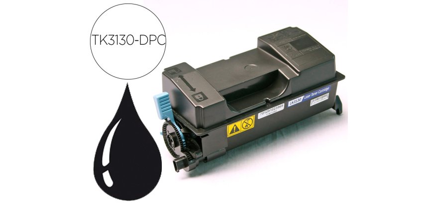 Toner laser compatible dpc kyocera tk-3130 25000 p
