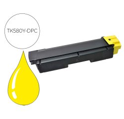 Toner laser compatible dpc kyocera tk-580y 2800 p jaune