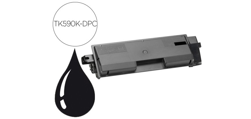 Toner laser compatible dpc kyocera tk-590k 7000 p noir