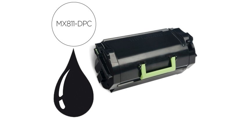Toner laser compatible dpc lexmark 62d2x0e/622x noir