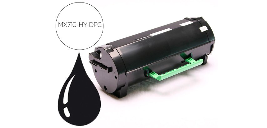 Toner laser compatible dpc lexmark 62d2h00 noir