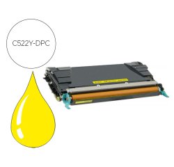 Toner laser compatible dpc lexmark c5220ys jaune