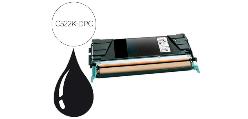 Toner laser compatible dpc lexmark c5220ks noir