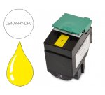 Toner laser compatible dpc lexmark c540h1yg jaune