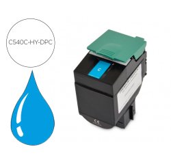 Toner laser compatible dpc lexmark c540h1cg cyan