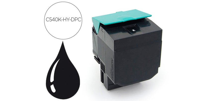 Toner laser compatible dpc lexmark c540h2kg noir