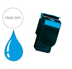Toner laser compatible dpc lexmark c544x1cg cyan
