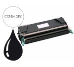 Toner laser compatible dpc lexmark c734a1kg noir