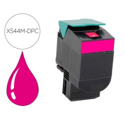 Toner laser compatible dpc lexmark c544x1mg magenta