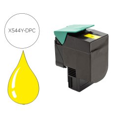 Toner laser compatible dpc lexmark c544x1yg jaune