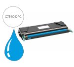 Toner laser compatible dpc lexmark c734a1cg cyan