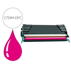 Toner laser compatible dpc lexmark c734a1mg magenta