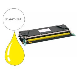 Toner laser compatible dpc lexmark c734a1yg jaune