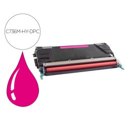 Toner laser compatible dpc lexmark c736h1mg magenta