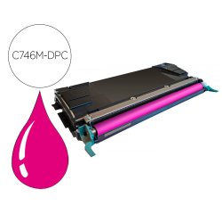 Toner laser compatible dpc lexmark c746a1mg magenta