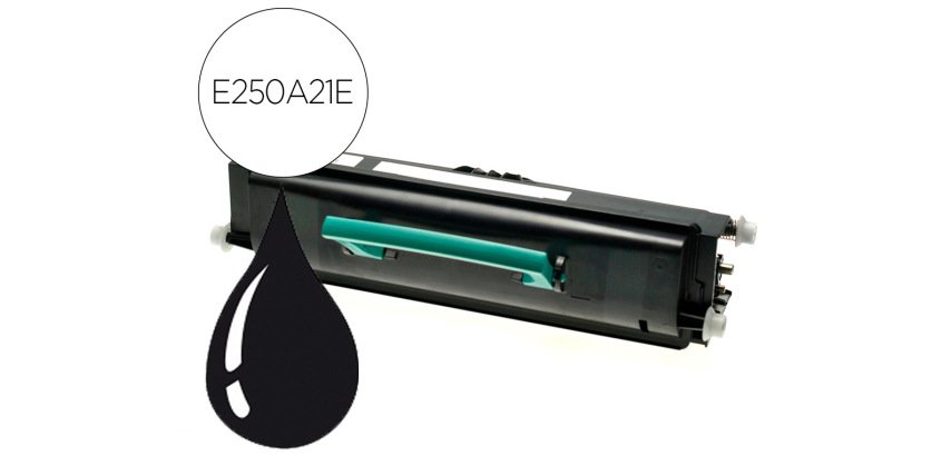 Toner laser compatible dpc lexmark e250a21e noir