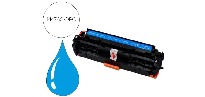 Toner laser compatible dpc hp cf381c/312a