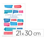 Panneau affichage aluminium signaletique biz charte de la laicité a l'ecole 21x30cm