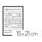 Panneau affichage pvc signaletique biz rglements   de la classe 15x21cm