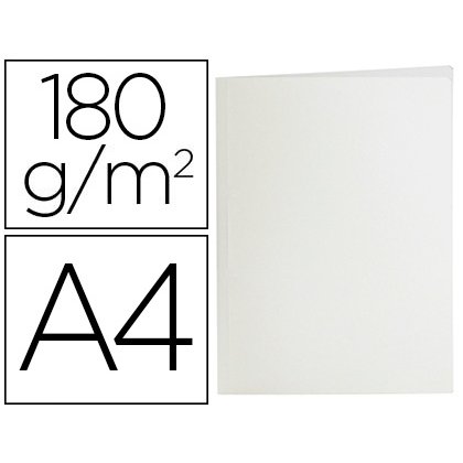 Sous-chemise liderpapel papier cartonne 180g/m2       310x230mm document a4 coloris blanc