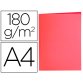 Sous-chemise liderpapel papier cartonne 180g/m2       310x230mm document a4 coloris rouge pastel
