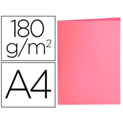 Sous-chemise liderpapel papier cartonne 180g/m2       310x230mm document a4 coloris rose pastel