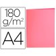 Sous-chemise liderpapel papier cartonne 180g/m2       310x230mm document a4 coloris rose pastel