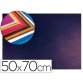 Plaque mousse liderpapel pailletee dim. 500x700mm      60g/m2 epaisseur 2mm bicolore rouge bleu
