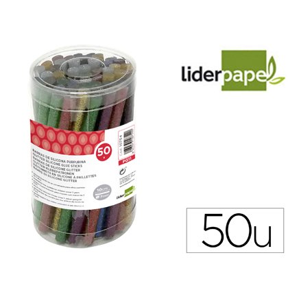 Baton de colle liderpapel paillete 7x100mm boite 50     unites