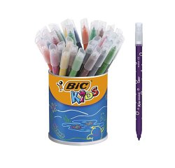 Feutre bic kids coloriage encre ultra-lavable capuchon ventilé pointe bloquée pot 36 unités
