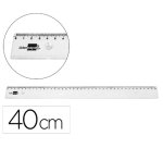 Regle liderpapel plastique incassable transparent 40 cm