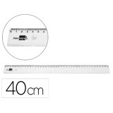 Regle liderpapel plastique incassable transparent 40 cm