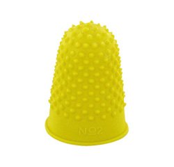 Doigtier wonday caoutchouc assure parfait accrochage     feuilles picots entourants n.2diam. 24mm sachet 12 unites