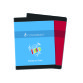 Cahier conquérant sept musique chant piqûre couverture offset 170x220mm 48 pages papier 70g 24f séyès 24f musique