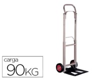 Diable pliant aluminium 1100x390x410mm pelle acier roues caoutchouc charge maximale 90kg poids 6.8kg