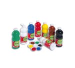 Gouache lefranc bourgeois liquide redimix non toxique fluide couvrante prête à l'emploi assortiment 8 flacons 1000ml