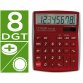 Calculatrice citizen bureau cdc-80 8 chiffres fonction financière taxes mémoire pile 135x109x23.3mm coloris bordeaux