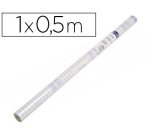 L'Instantané rouleau couvre-livres adhésif repositionnable polypropylène 5/100ème 10 m x 0,50 m - Transparent