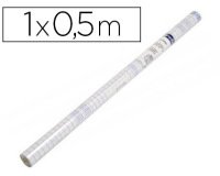 L'Instantané rouleau couvre-livres adhésif repositionnable polypropylène 5/100ème 10 m x 0,50 m - Transparent
