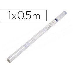 L'Instantané rouleau couvre-livres adhésif repositionnable polypropylène 5/100ème 10 m x 0,50 m - Transparent