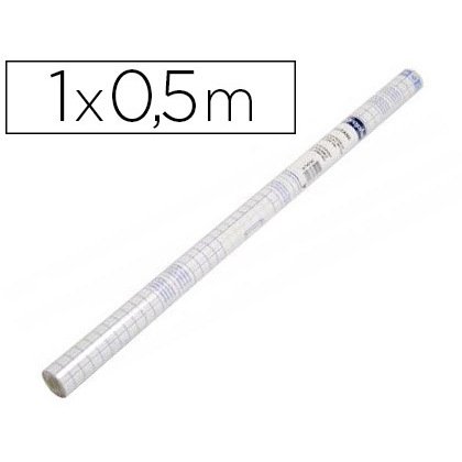 L'Instantané rouleau couvre-livres adhésif repositionnable polypropylène 5/100ème 10 m x 0,50 m - Transparent