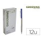 Stylo greening rétractable coloris bleu