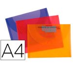 Pochette rangement canson polypropylène rigide dessin a4/a4+ 240x320mm coloris vifs