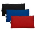 Trousse scolaire liderpapel plate fourre-tout compartiment fermeture zip usage journalier 200x100mm coloris assortis