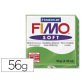Pâte à modeler fimo soft coloris vert tropique pain 57g