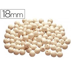 Boule cellulose univers de piwi diamètre 18mm coloris blanc sachet 100 unités