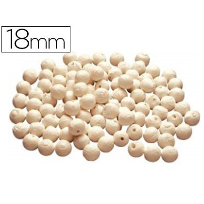 Boule cellulose univers de piwi diamètre 18mm coloris blanc sachet 100 unités